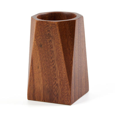 Chenshia Solid Walnut Wood Desk Organizer - Round