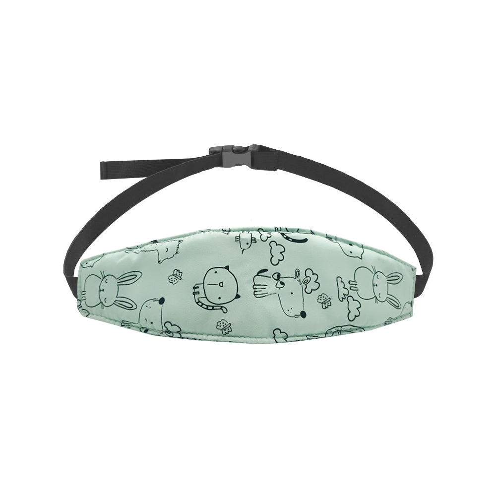 Adjustable Baby Car Seat Head Support Band