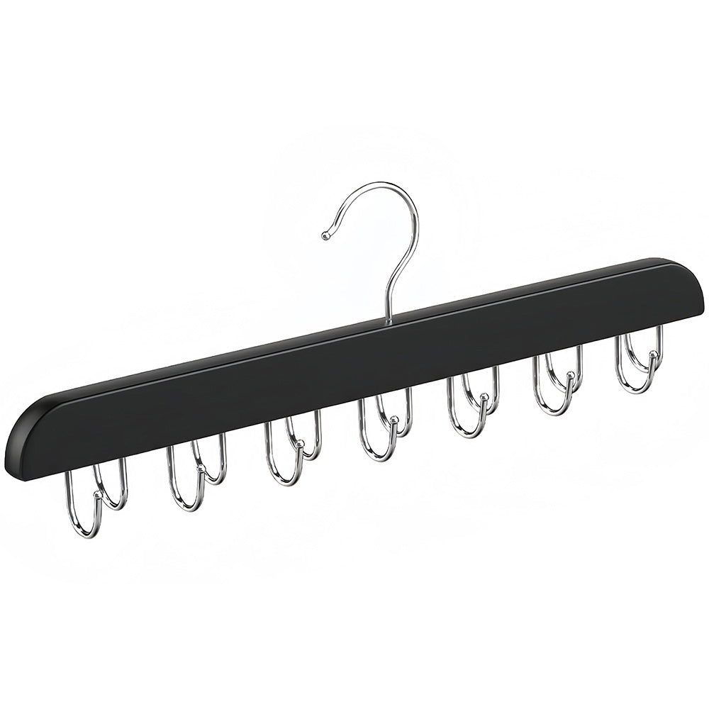 Solid Hardwood Belt Hanger with 360-Degree Swivel Hook