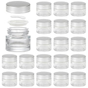 Glass Jars Reusable Cosmetic Cream Pot Set