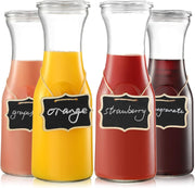 1L Glass Carafe Set - 4 Pack