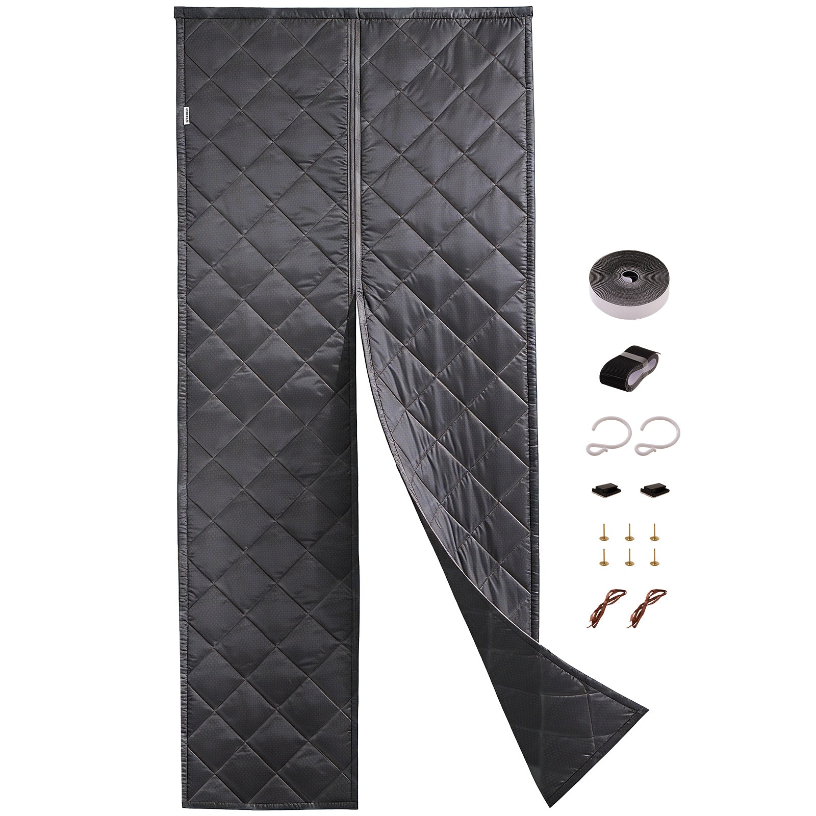 Insulated Door Curtain Magnetic Closure Thermal Door Screen