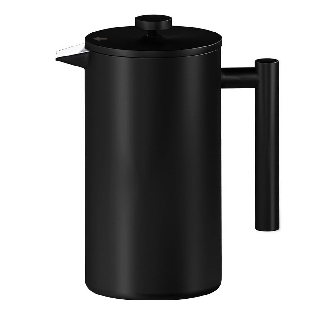 Chenshia 1L Stainless Steel French Press Coffee & Tea Brewer Pot