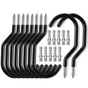 10-Pack Heavy Duty Bike Screw Garage Storage Utility Hook Set