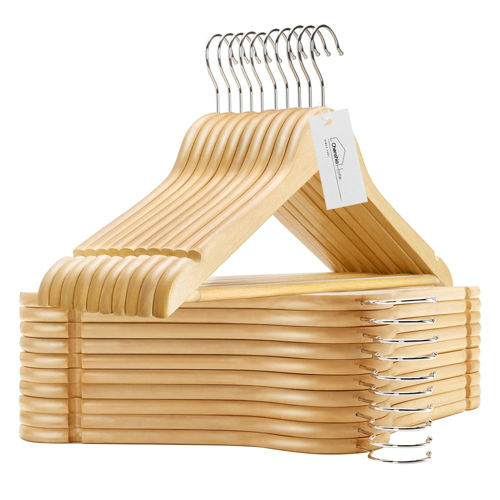 Anchor Wooden Hangers - 20-Pack