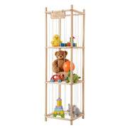 Plush Toy Storage Zoo Wooden Stuffed Animal Cage Vertical Organiser Stand