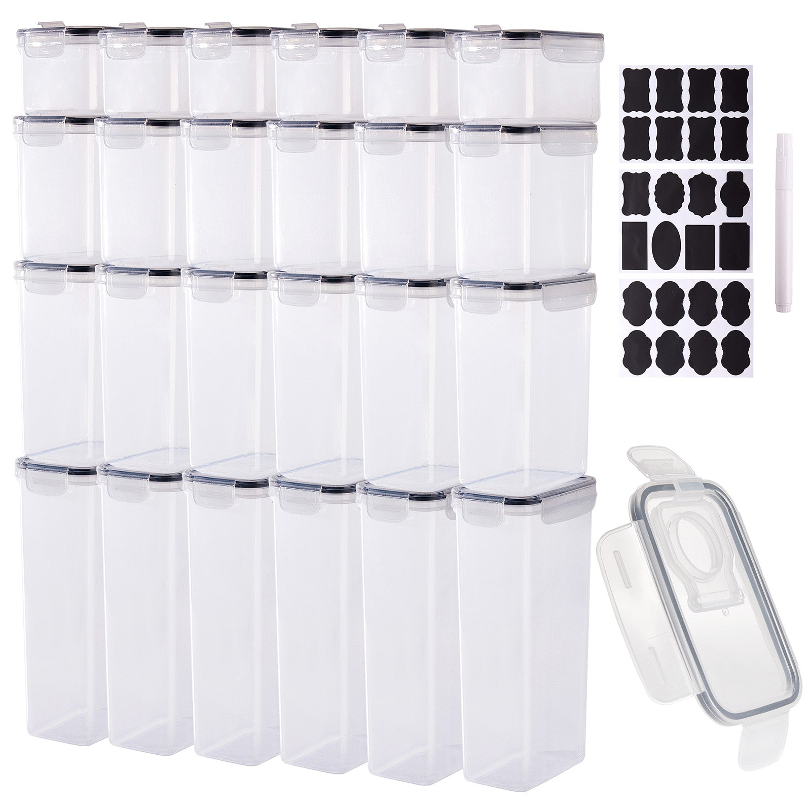 Chenshia 24pc Airtight Food Storage Container with Lids