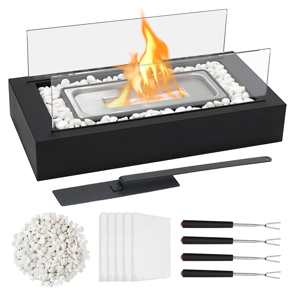 Tabletop Fire Pit Set with S'mores Kit