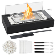 Tabletop Fire Pit Set with S'mores Kit